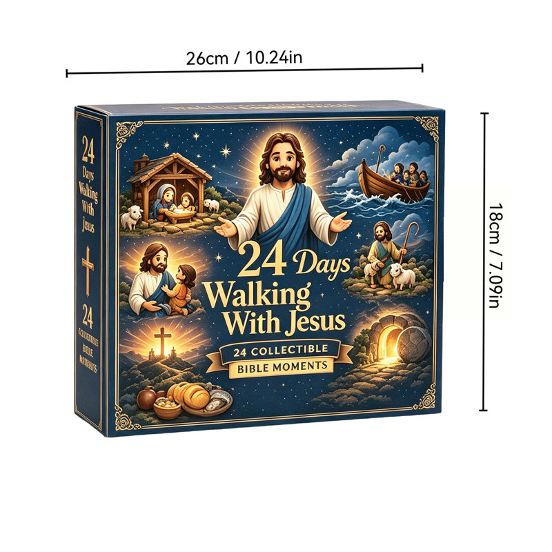 Décorations de Noël, Calendrier de l'Avent 2026 : 24 jours de marche avec Noël et 24 moments bibliques