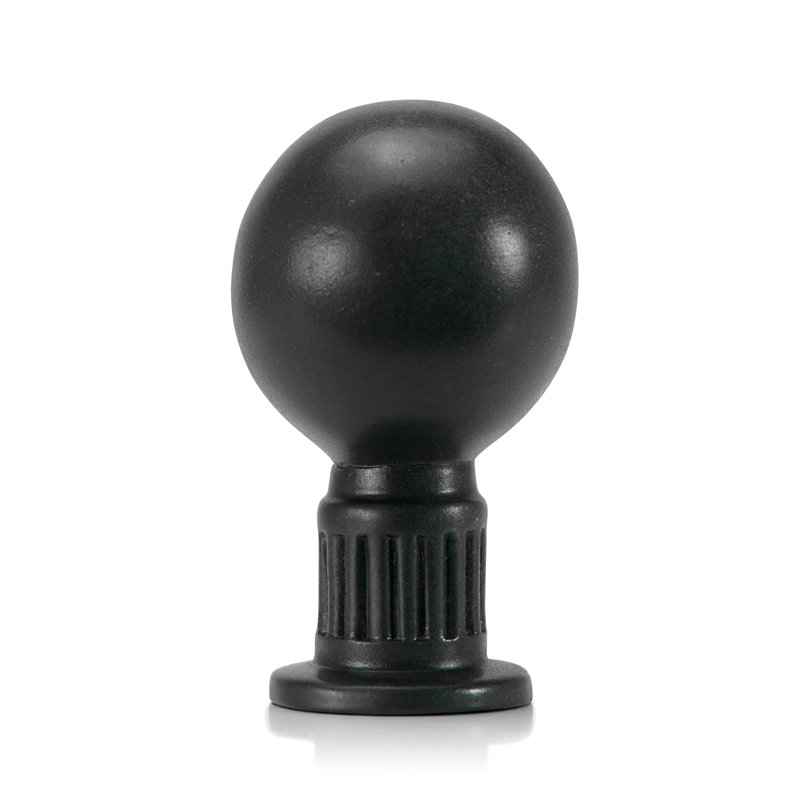 EDIN BALL KNOB; BLACK TIE FINISH
