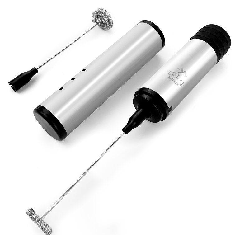 Handheld Battery-Operated Premium Milk Frother with Stainless