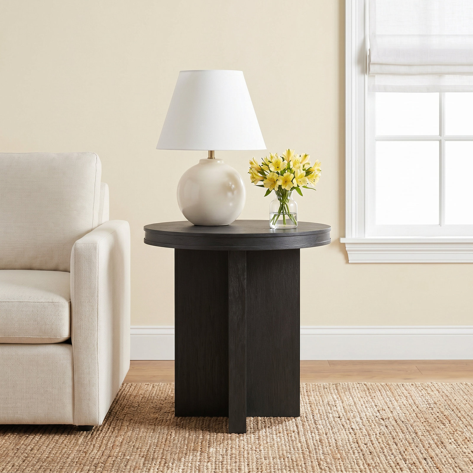 Southampton 23" End Table, Black