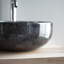 Pia Light Gray Marble Bathroom Sink-351658264