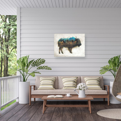 Toile d'extérieur Barrett Biggers Buffalo Bison