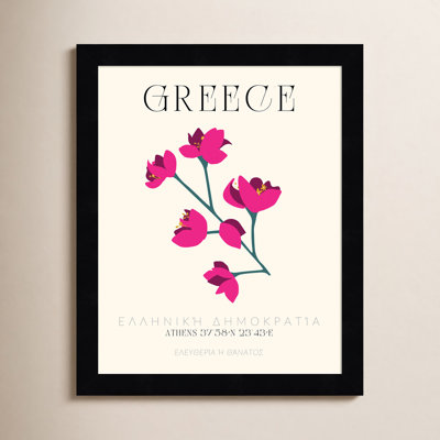 Mirando "Greece Travel Poster" Print