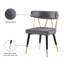 Chaise d'appoint en velours Jeudi-1631554375