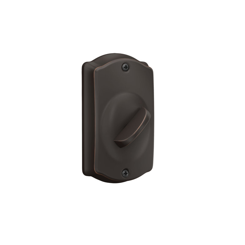 Schlage Keypad Deadbolt with Camelot Trim, Aged Bronze, Yes