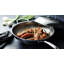Wok en acier inoxydable 13,7 po avec couvercle