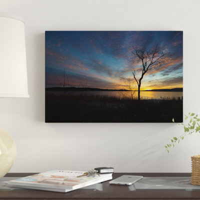 « coucher de soleil » par andreas stridsberg, reproduction d’impression sur toile tendue