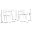 Simental L-Shape Floating Desk-416081847