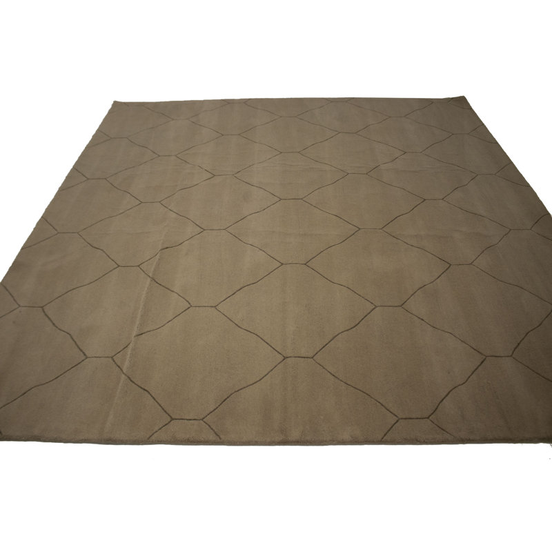 Tapis oriental moderne beige Sandee 9X9