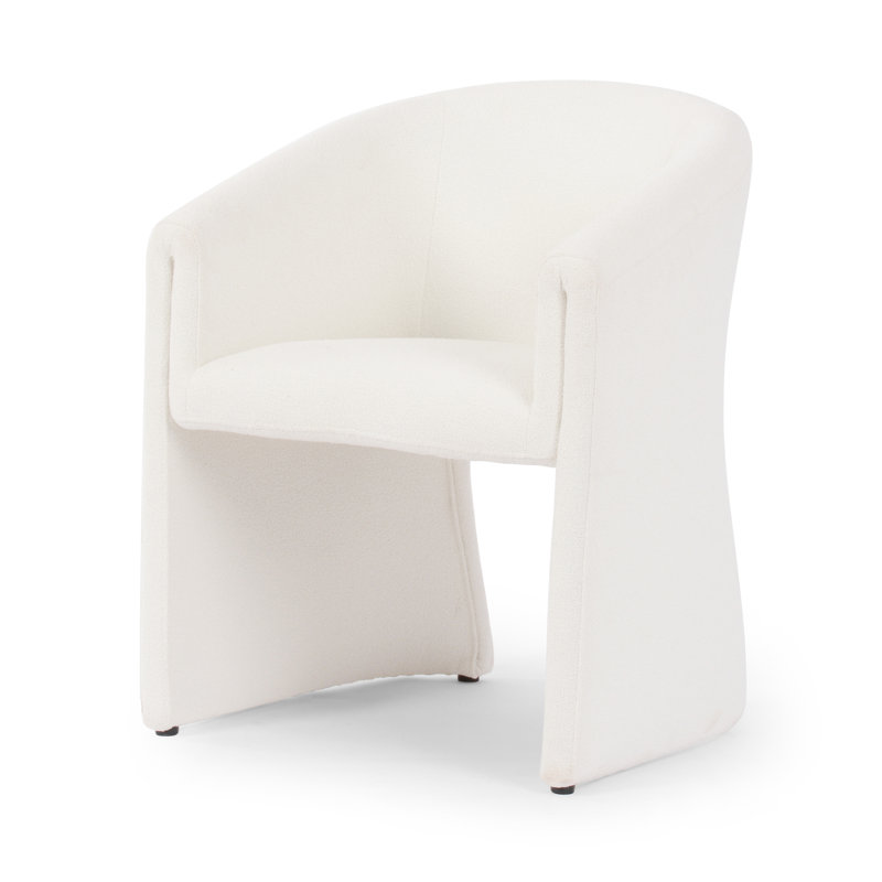 Elmore Upholstered Dining Chair, Thames Cream
