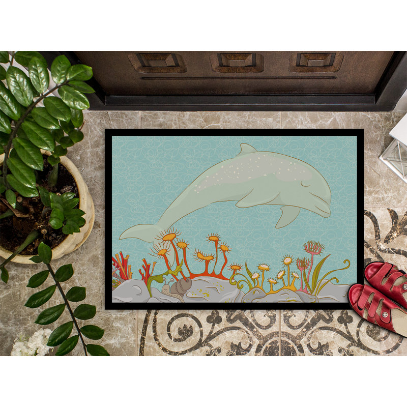 Non-Slip Outdoor Doormat, Rectangle 18" x 27"