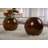 Modern Coffee Table with 100% Tempered Glass Top (6 mm Thick), Walnut & Transparent Finish, 43.3 x 11.8 x 29.5 Inches | Durable Polyurethane Casting Legs | Stylish & Functional Design for Living Room Decor