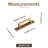 Classical Cabinet Bar Pull With Backplate Multipack-114615640-135675485
