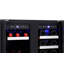 Sollevare Dual Zone 23.53'' 18 Bottle Wine & Beverage Refrigerator with French Doors