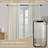 Linen Back Tab Curtains,Light Filtering Curtain, Thick Linen Textured Semi Sheer Drapes(Set of 2,With Hooks)-1809414767-1780285708