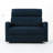 Reclining Loveseat, Leather Double Recliner Sofa With Push-Back Function For Modern Living And RV Use