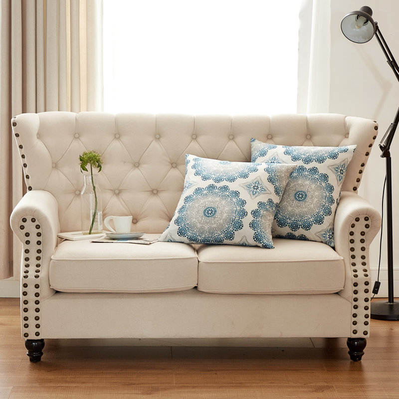 Housse de coussin en polyester Delia, Minuit, 20 po X 20 po
