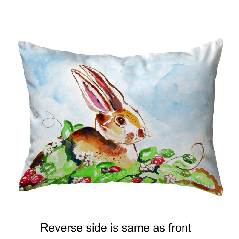 Outdoor Reversible Throw Pillow