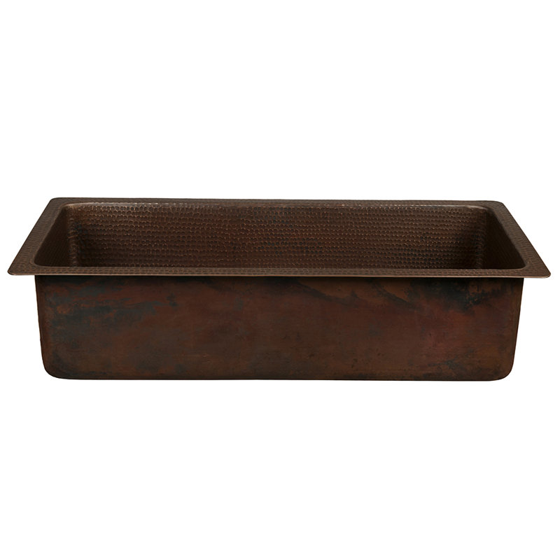 Premier Copper Products BSP5_BREC28DB-G Bar Sink And Drain Package