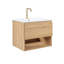 Meuble-lavabo moderne flottant avec rangement spacieux