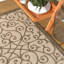 Haggerty Vintage Filigree Textured Weave Beige/Brown Indoor/Outdoor Rug-311083037