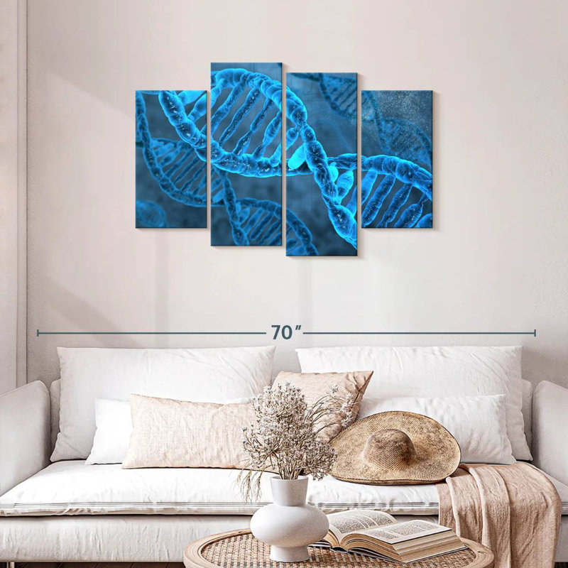 Keiri DNA Molecules, 27" H x 43" W