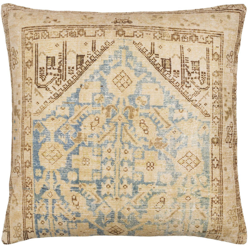 Emily Jean Accent Throw Pillow Cover, 22"H x 22"W, Down