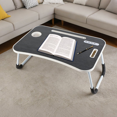George Oliver Laptop Desk for Bed Couch, Portable Laptop Stand for Desk,Foldable Bed Table for Laptops and Writing