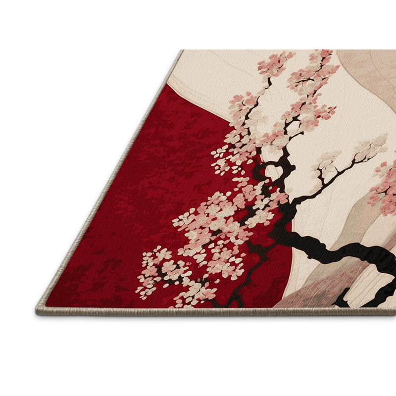 Dawn Bloom Rug, Square 4'