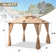 10 pi. L 10 pi. D Pavillon de jardin en fer