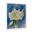 «White Amaryllis Flowers Bouquet», reproduction de cadre photo sur toile-804139145-804139146