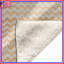 Couvertures zigzag orange et blanches-130504639