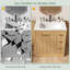 Meuble-lavabo simple en bois avec tiroirs Adonia-898473092-898473146