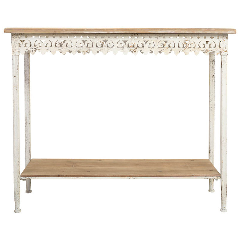 Andreana 105cm Solid Wood Top Console Table