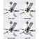 Malicai Ceiling Fan with LED Lights