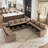 Cissiee Upholstered U-Shaped Sectional Right Hand Facing-856269380