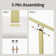 Standing Towel Rack 3-Tier With Marble Base