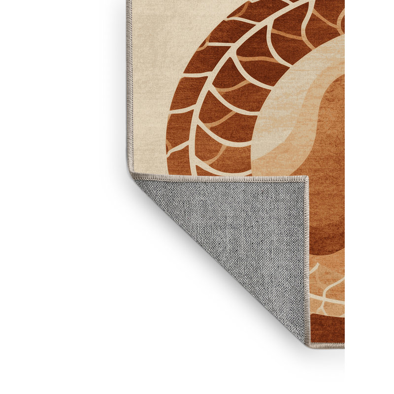 Tapis arc moderne et élégant lavable à la machine Titus Basilisk, 2 pi x 3 pi