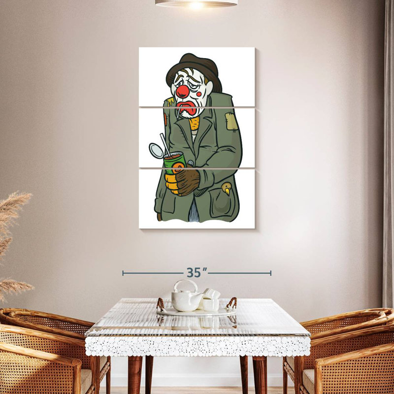 Clown Leisha Hobo, H 45 po x l 28 po