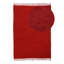 Chindi Uni Solid Colour Hand Crafted Hand Braided Red Area Rug-99999109