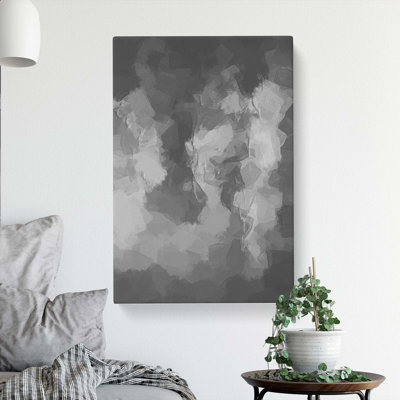 Cascade of Water in Abstract - Wrapped Canvas