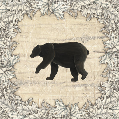 In The Woods Bear by Elyse DeNeige - Wrapped Canvas Print