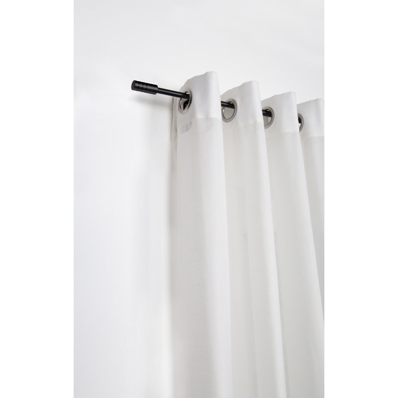 Balance Curtain Pole Set, Black