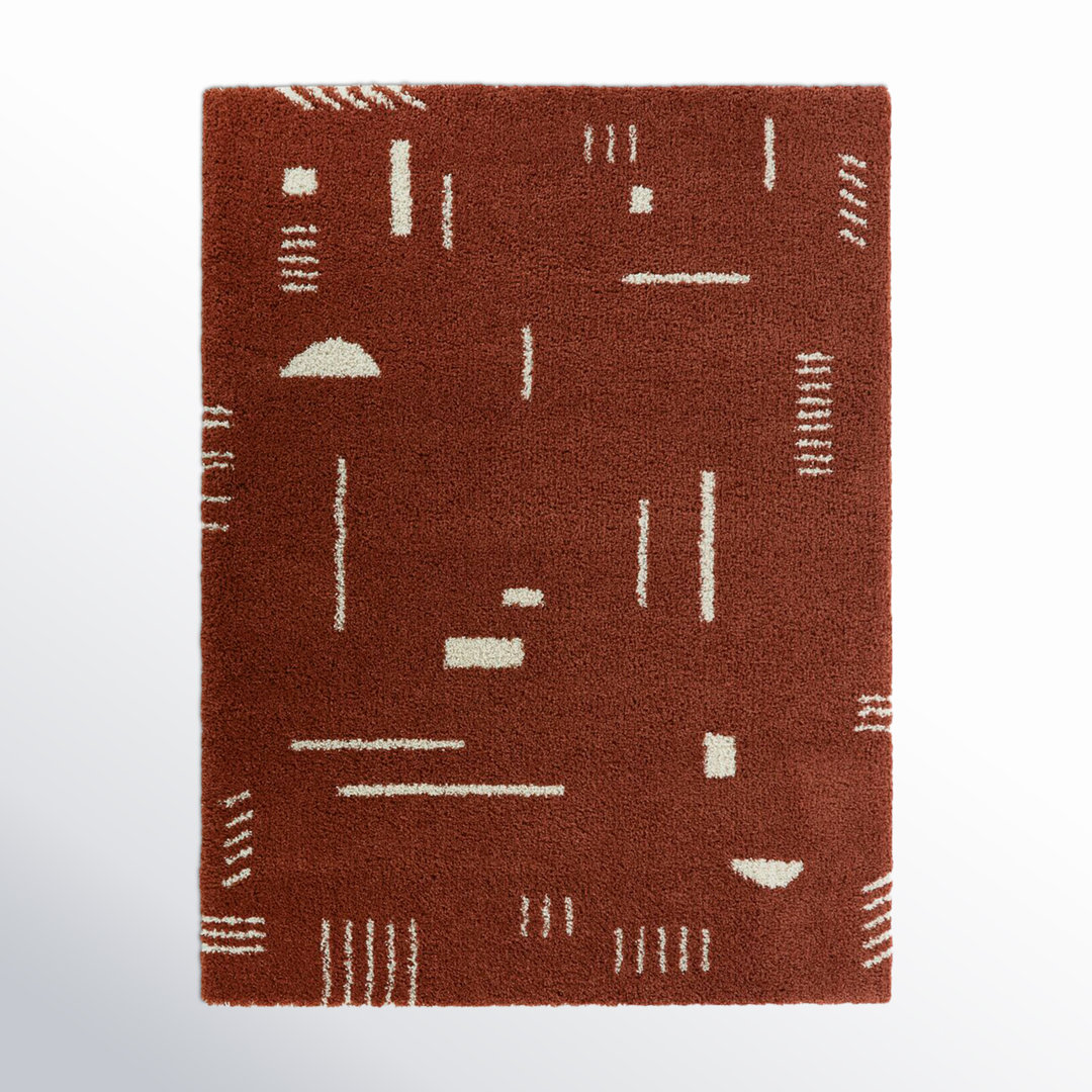 Morin Geometric Shag Area Rug AllModern Rug 