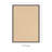 Nannette Handmade Light Beige Berber with Slate Cotton Border Made in the USA Area Rug-108031989