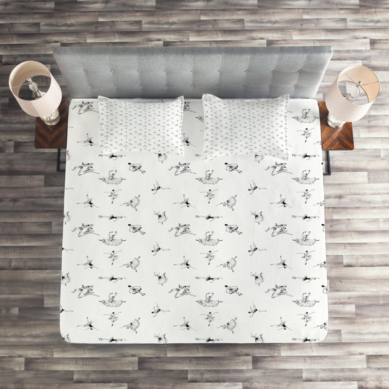 Traditional Polyester Coverlet, Queen Bedspread + 2 Shams