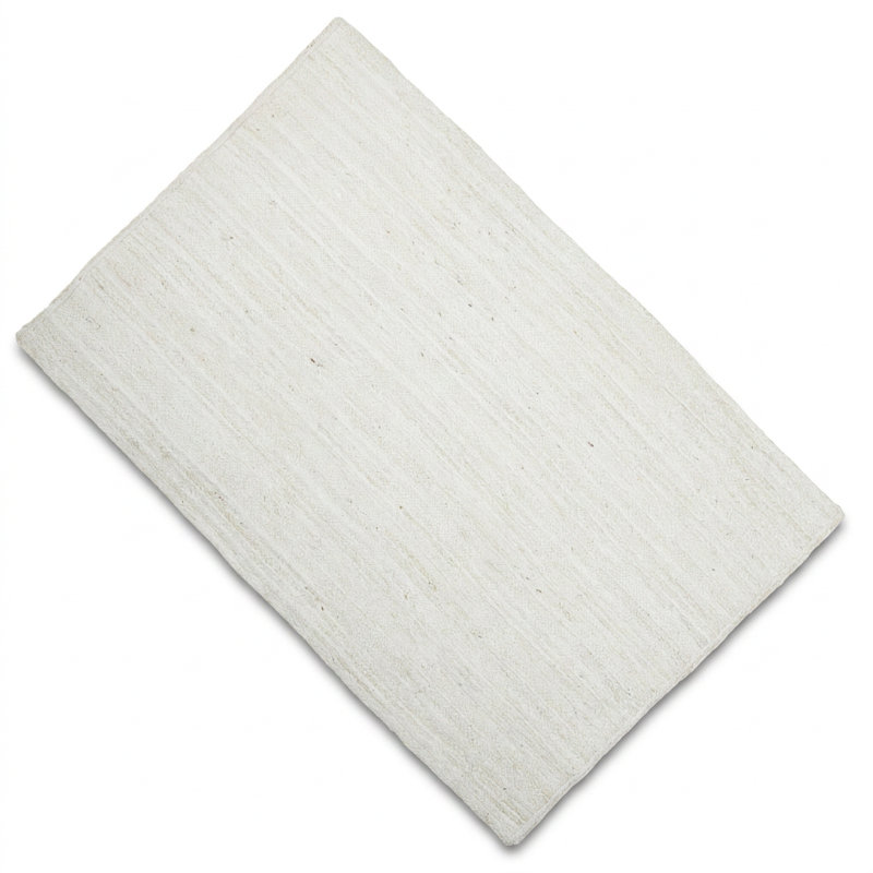 Tapis ivoire tissé à la main Catalina