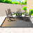 Patio Tables 47 In Metal Round, Modern Slat Top For Backyard Poolside