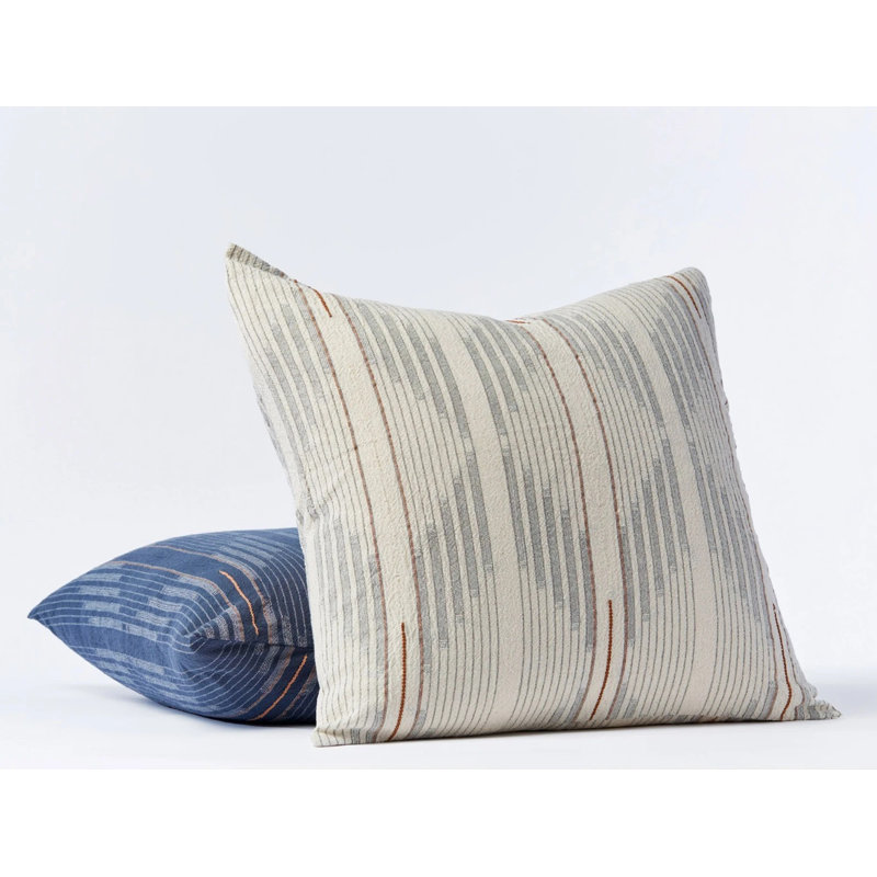 Morelia Square Pillow Cover, Moonlight Blue
