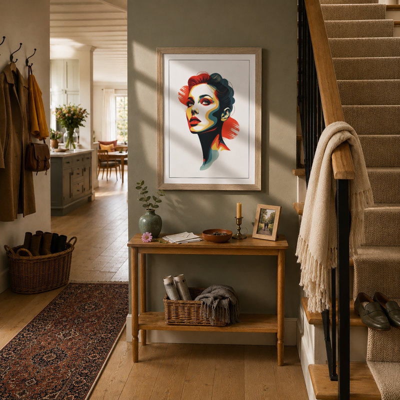 Profile In Motion Modern - Print, Oak, A4 - 29.7 x 21.0 cm